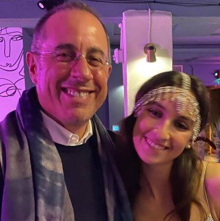 Sascha Seinfeld with her father Jerry Seinfeld.